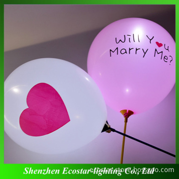 5Pcs/Bag Hot Sales White LED Latex Balloons LED Light Up Balloon For Birthday Party Decoration